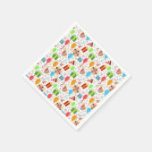 Festival Balloons Geschenke bunt Thema Serviette (Ecke)