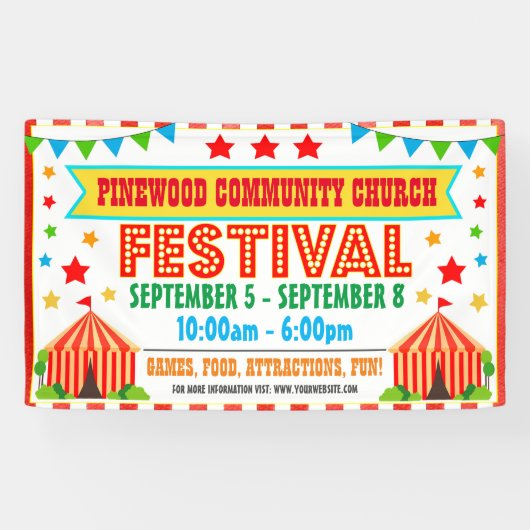 Festival-Banner Banner (Horizontal)