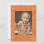 Festival Birthday Boho Groovy Einladung (Rückseite)