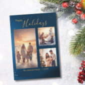 Festival Blue 3 Foto Collage Moderne Weihnachten