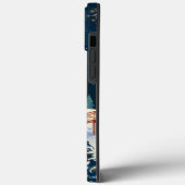 Festival Blue Winter Snow Village Case-Mate iPhone Hülle (Rückseite / Links)