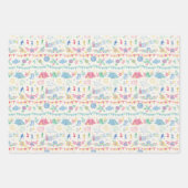 Festival-Camping auf Gingham Geschenkpapier Set (Vorderseite 3)