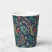Festival Candy Cane und Holly Pattern Pappbecher (Links)
