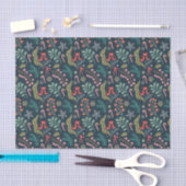 Festival Candy Cane und Holly Pattern Seidenpapier (Handwerk)