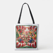 Festival Candy Wonderland Tote Bag - Mittel Tasche (Rückseite)