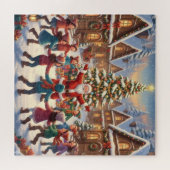 Festival Christmas Village Puzzle (Horizontal)