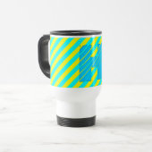 Festival Colors Phantastisch Cool Monogram Reisebecher (Vorderseite Links)
