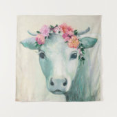 Festival Cow Wandteppich (Vorderseite (Horizontal))