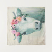 Festival Cow Wandteppich (Vorderseite)