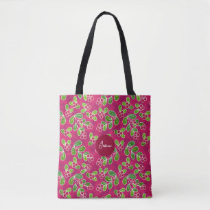 Festival Cranberry Foliage Muster, Fuchsia Tasche