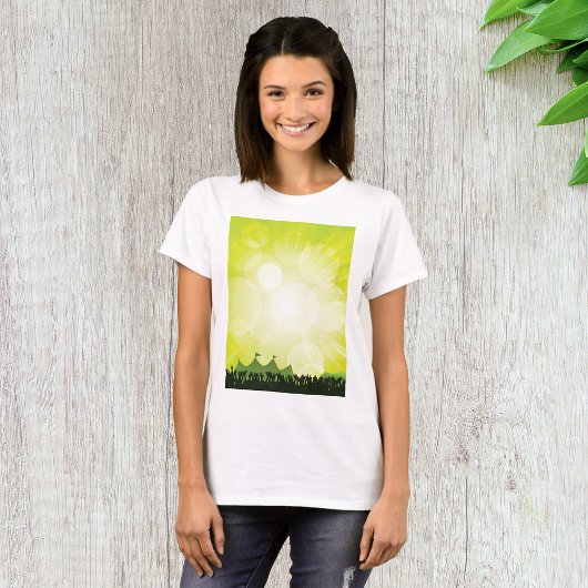 Festival Crowd Womens T - Shirt