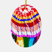 Festival dekorativer keramik ornament (Vorne)