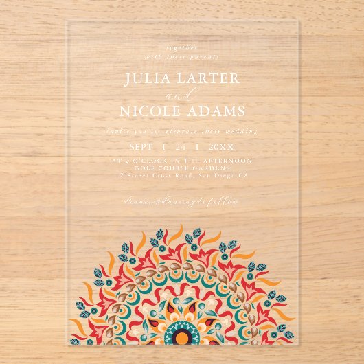 Festival del film Locarno Acryleinladungen (Vorderseite)