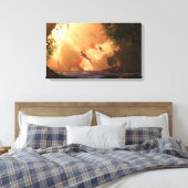 Festival der Drachen Wrapped Canvas Leinwanddruck (Insitu (Schlafzimmer))