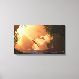 Festival der Drachen Wrapped Canvas Leinwanddruck