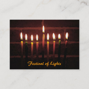 Festival der Lichter ATC Visitenkarte