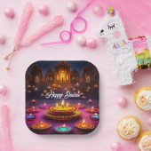 Festival der Lichter: Diwali Feiern Pappteller (Party)