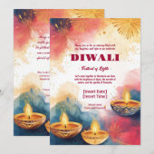 Festival der Lichter Einladung (Vorne/Hinten)