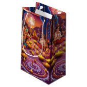 Festival der Lichter Kleine Geschenktüte (Rückseite Schrägansicht)
