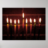 Festival der Lichter Menorah Poster (Vorne)