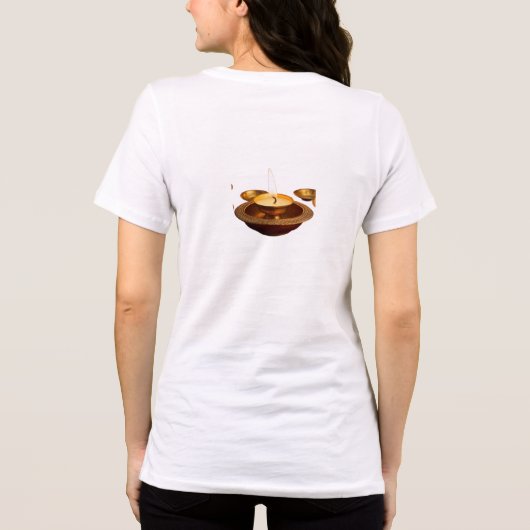 Festival der Lichter Tri-Blend Shirt (Rückseite)