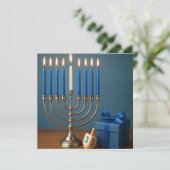 Festival der Lichter und Freude Einladung (Stehend Vorderseite)