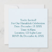 Festival der Lichter und Freude Einladung (Rückseite)