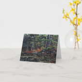 "Festival der Whirligigs" Anmerkungs-Kartendruck Karte (Gelbe Blume)