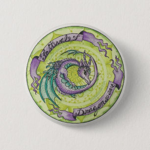 Festival des Drache-Knopfes Button