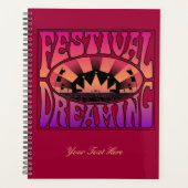 Festival Dreaming Retro Raspberry-Apricot-Plum 3 Planer (Vorderseite)