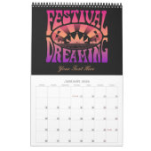 Festival Dreaming Retro Raspberry-Apricot-Plum Kalender (Jan 2026)