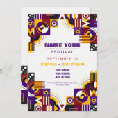 Festival Einladung (Vorne/Hinten)