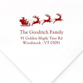 Festival Elegante Rücksendeadresse San Salvatore - Gummistempel