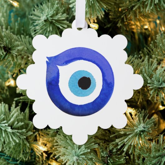 Festival Evil Eye Ornament Card Karte (Insitu (Baum))