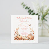 Festival Fall Harvest Einladung (Stehend Vorderseite)