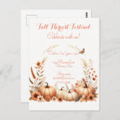 Festival Fall Harvest Postkarte (Vorne/Hinten)