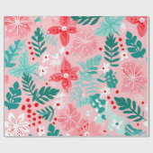 "Festival floral bliss Pattern" Geschenkpapier (Flach)