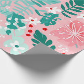 "Festival floral bliss Pattern" Geschenkpapier (Ecke)