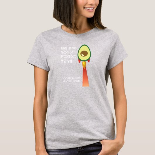 Festival Florida Avocado T-Shirt (Vorderseite)