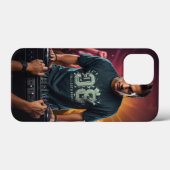 Festival Frenzy: DJ im Spotlight Design Case-Mate iPhone Hülle (Rückseite (Horizontal))