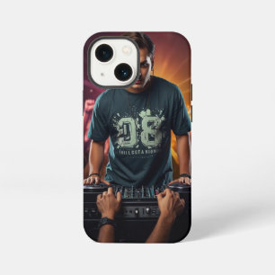 Festival Frenzy: DJ im Spotlight Design iPhone 13 Mini Hülle
