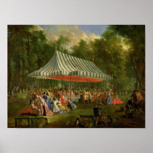 Festival gegeben vom Prinzen von Conti Poster