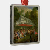 Festival gegeben vom Prinzen von Conti Silbernes Ornament (Rechts)