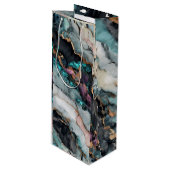 Festival Geschenktüte Für Weinflaschen (Vorderseite Schrägansicht)