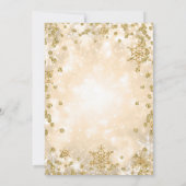 Festival Gold SPARKLE Einladung (Rückseite)