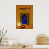 Festival Happy Diwali Feuerwerk - Poster drucken (Küche)
