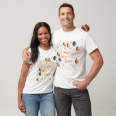 Festival Happy New Year Balloon Celebration Design T-Shirt (Unisex)