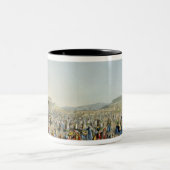 Festival in Athen, Kneipe. durch J. Rodwell, 1830 Zweifarbige Tasse (Mittel)