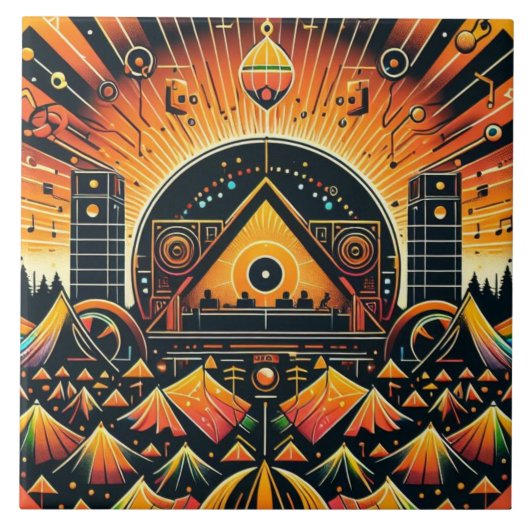 Festival Keramik film Locarno Fliese (Vorderseite)