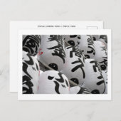 Festival Lanterns: Senso-ji Temple, Tokio Postkarte (Vorne/Hinten)